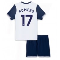 Tottenham Hotspur Cristian Romero #17 Hjemmebanesæt Børn 2024-25 Kortærmet (+ Korte bukser)